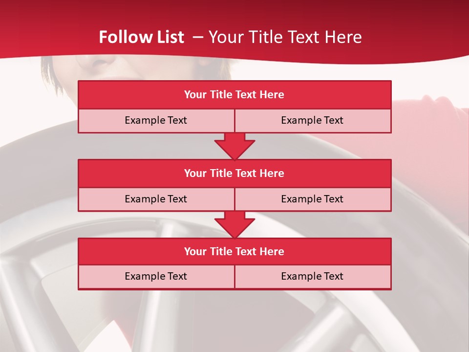 Erwartung Pkw Felgen PowerPoint Template