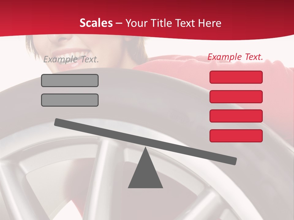 Erwartung Pkw Felgen PowerPoint Template
