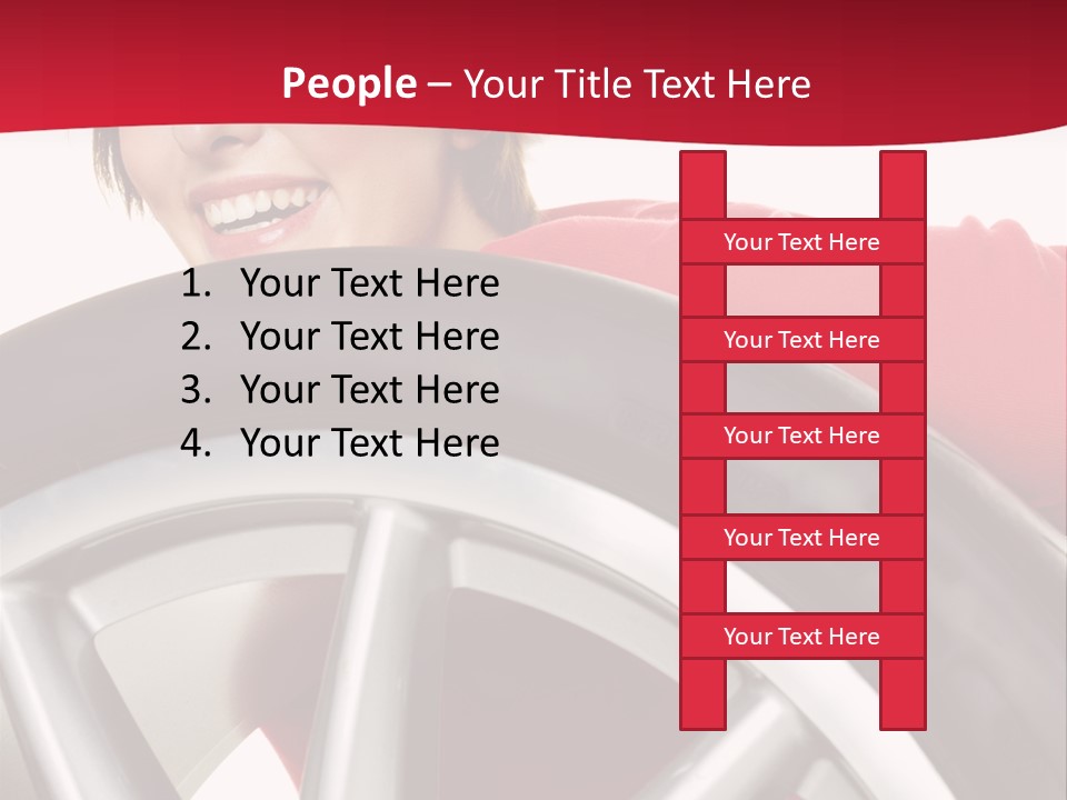 Erwartung Pkw Felgen PowerPoint Template