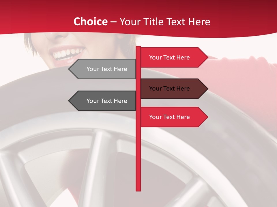 Erwartung Pkw Felgen PowerPoint Template