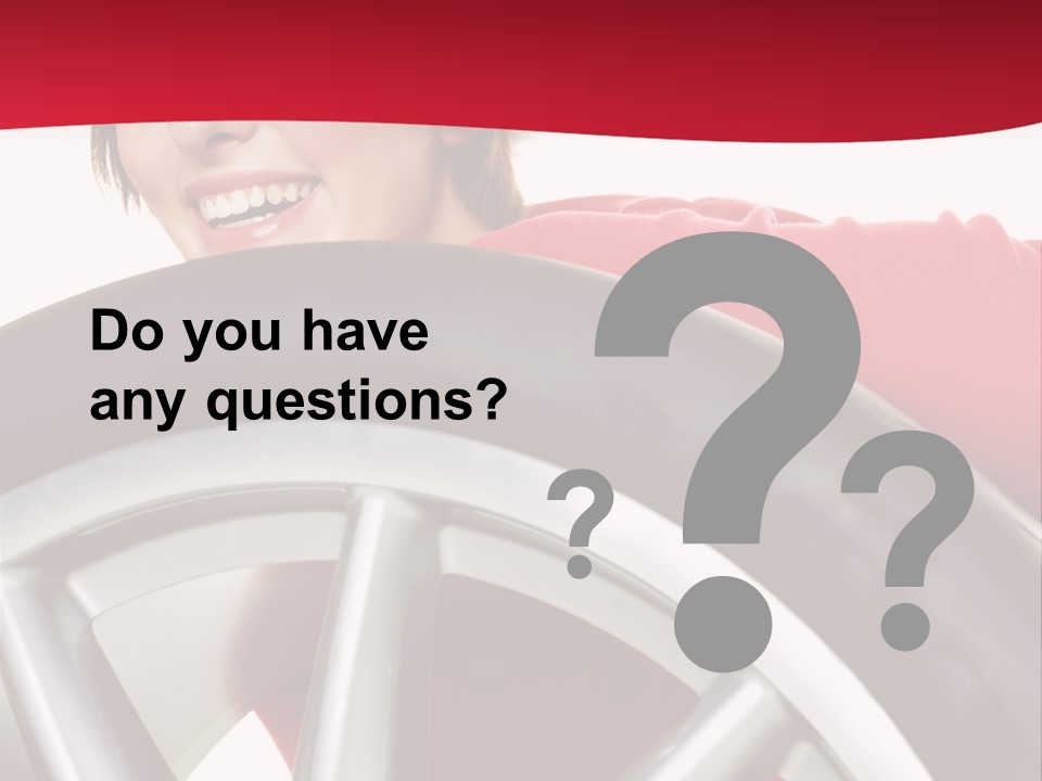 Erwartung Pkw Felgen PowerPoint Template