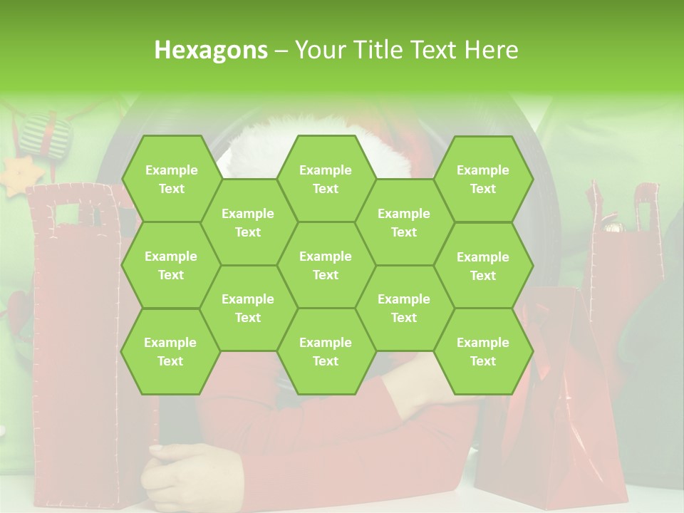 Weihnachtszeit Geschenke Alu PowerPoint Template