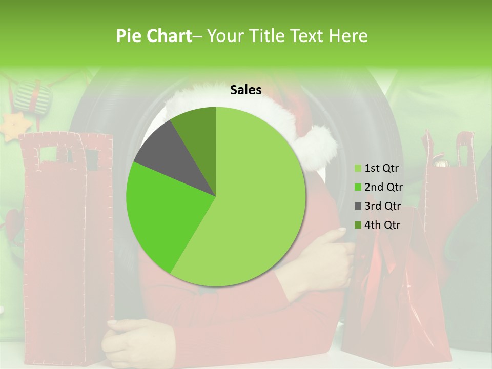 Weihnachtszeit Geschenke Alu PowerPoint Template