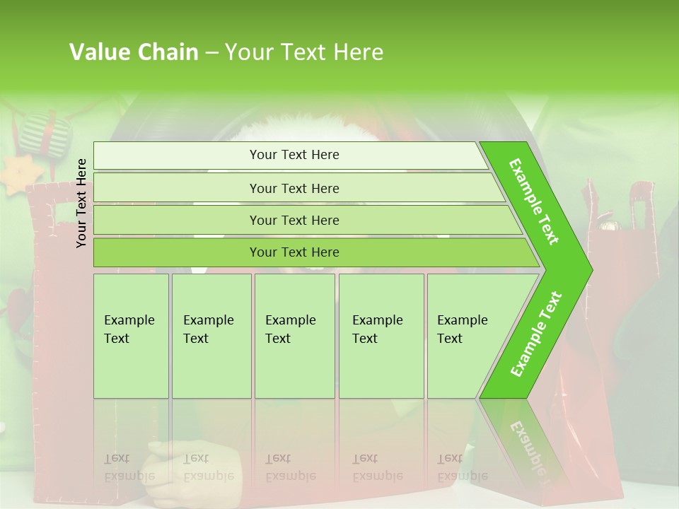 Weihnachtszeit Geschenke Alu PowerPoint Template