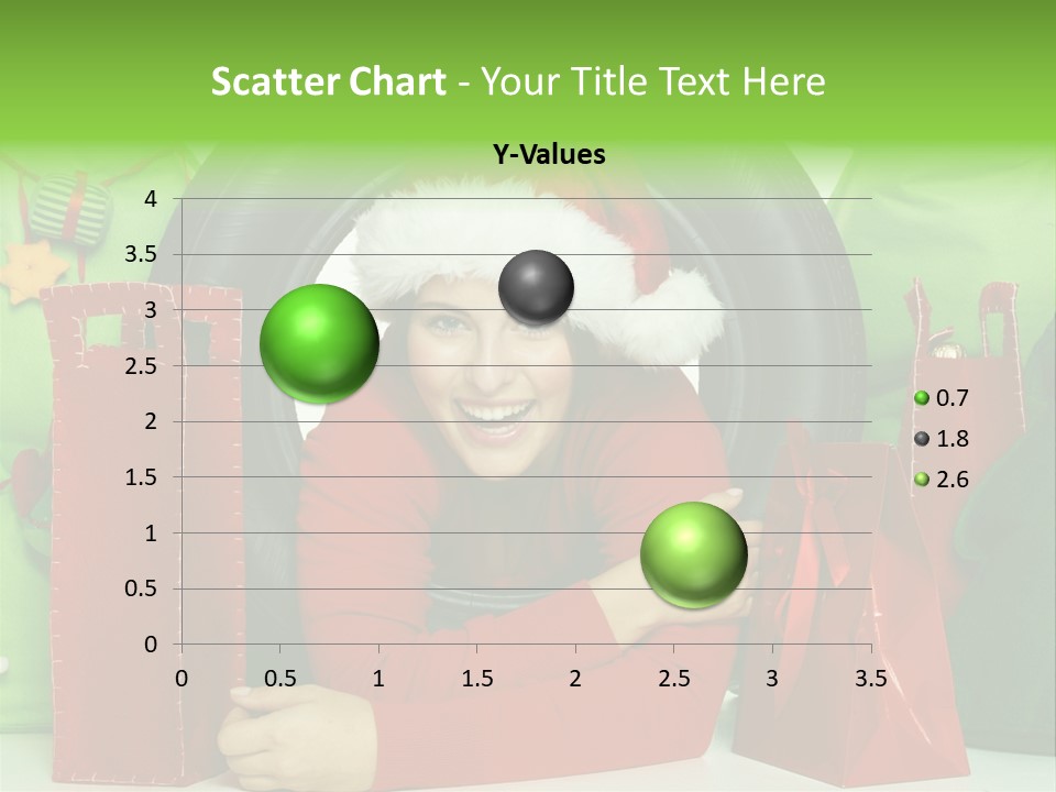 Weihnachtszeit Geschenke Alu PowerPoint Template