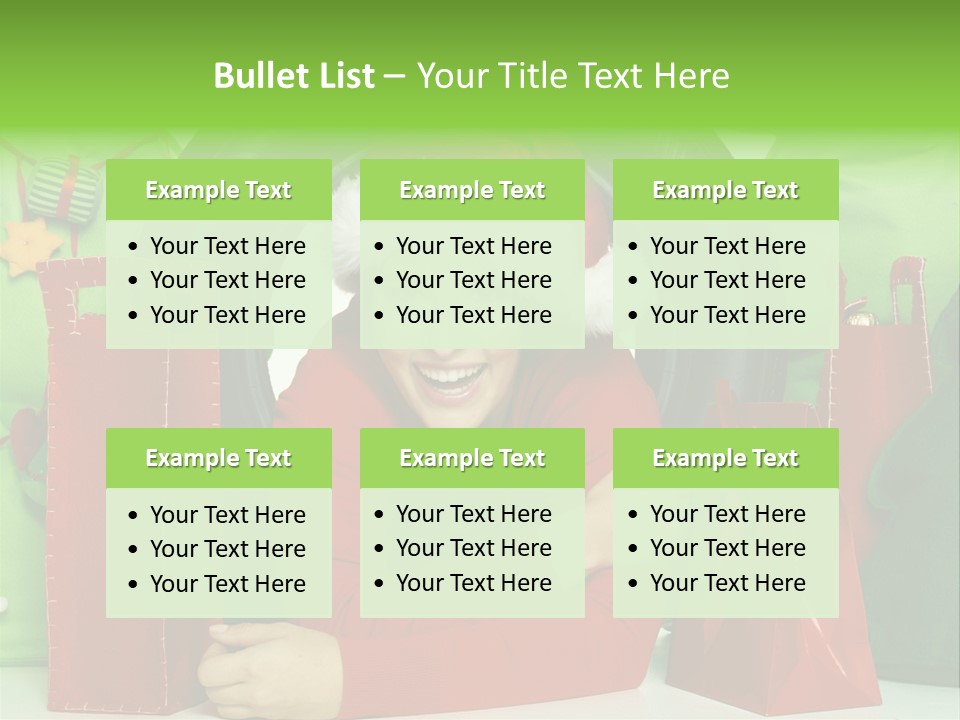 Weihnachtszeit Geschenke Alu PowerPoint Template