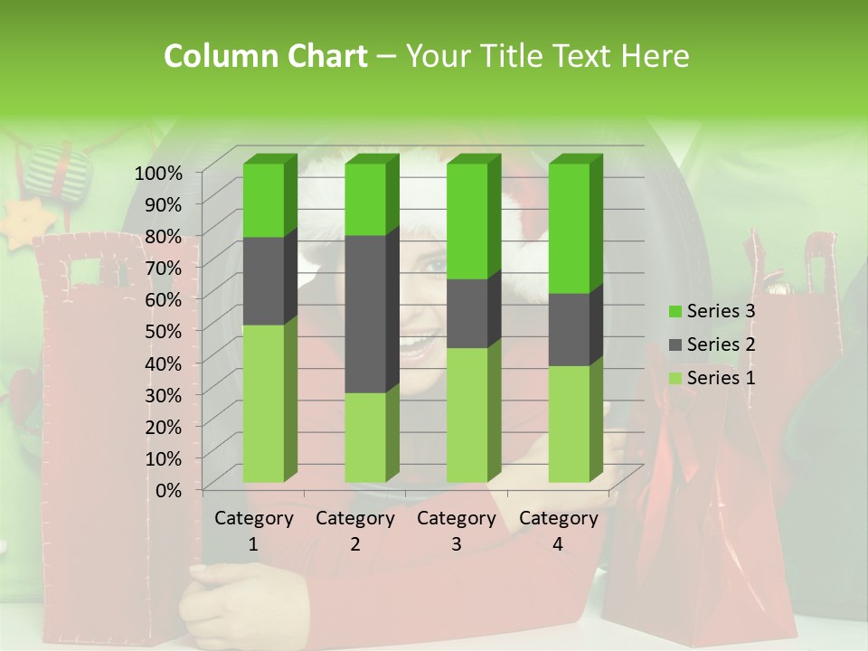 Weihnachtszeit Geschenke Alu PowerPoint Template