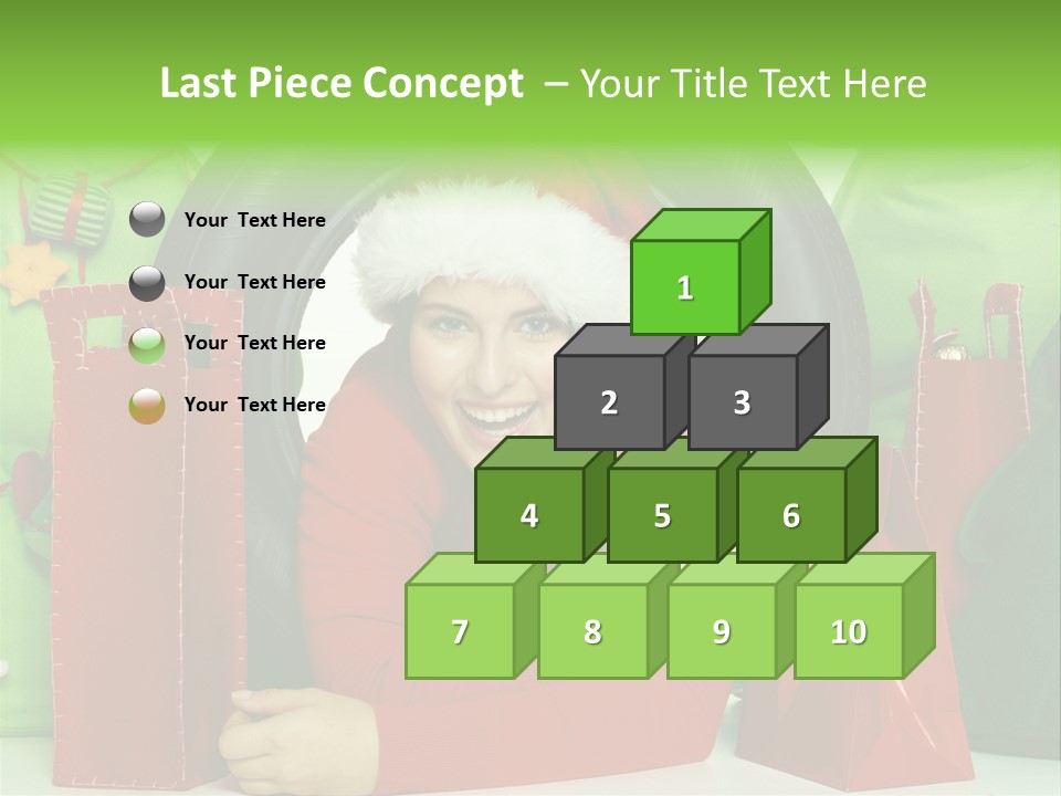 Weihnachtszeit Geschenke Alu PowerPoint Template