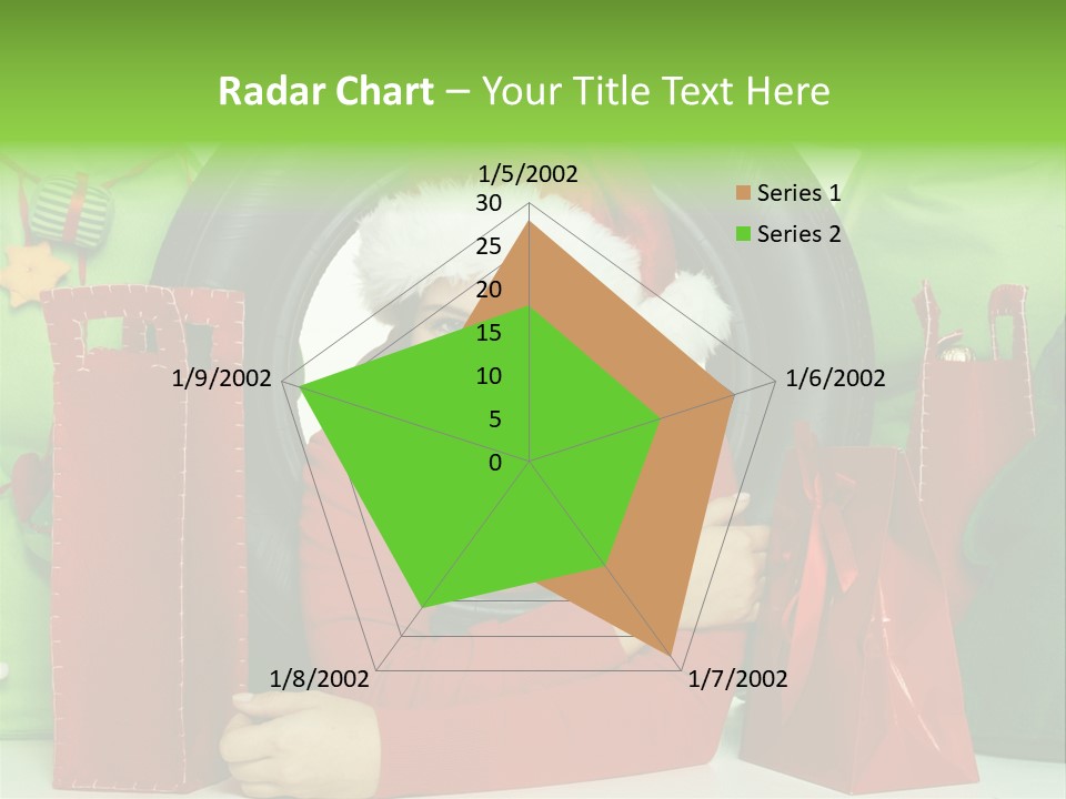 Weihnachtszeit Geschenke Alu PowerPoint Template