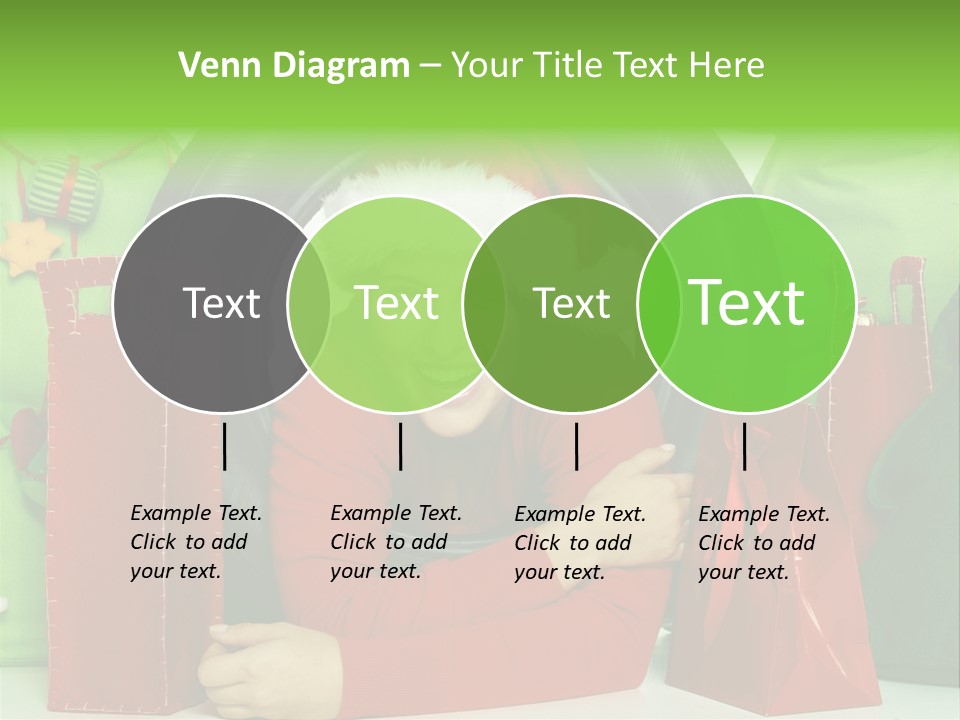 Weihnachtszeit Geschenke Alu PowerPoint Template