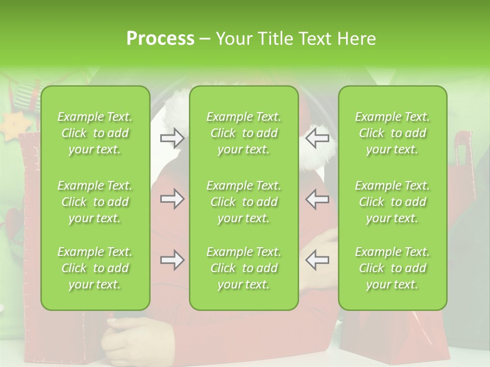 Weihnachtszeit Geschenke Alu PowerPoint Template