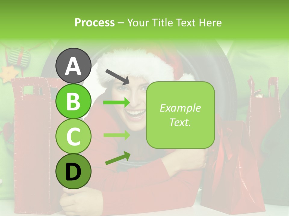 Weihnachtszeit Geschenke Alu PowerPoint Template