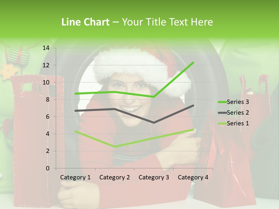 Weihnachtszeit Geschenke Alu PowerPoint Template