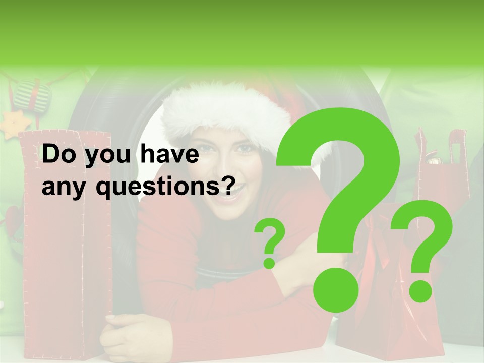 Weihnachtszeit Geschenke Alu PowerPoint Template