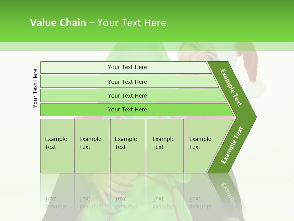 Karte Sale Stiefel PowerPoint Template