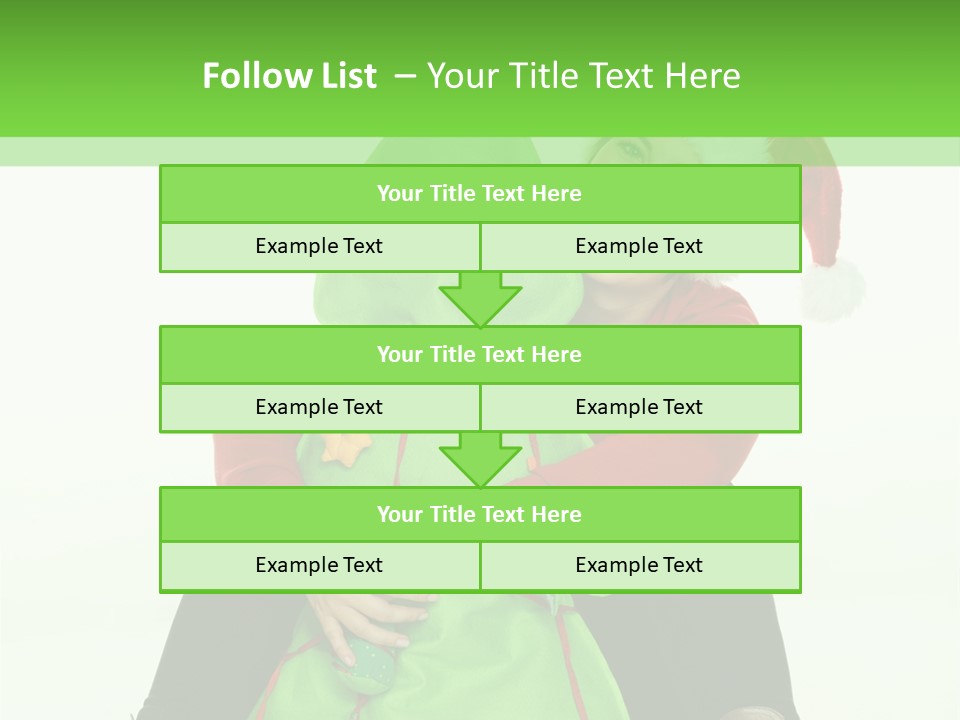 Karte Sale Stiefel PowerPoint Template