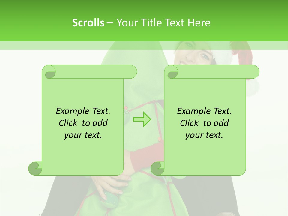 Karte Sale Stiefel PowerPoint Template