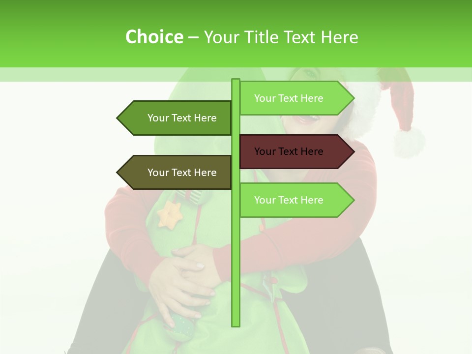 Karte Sale Stiefel PowerPoint Template