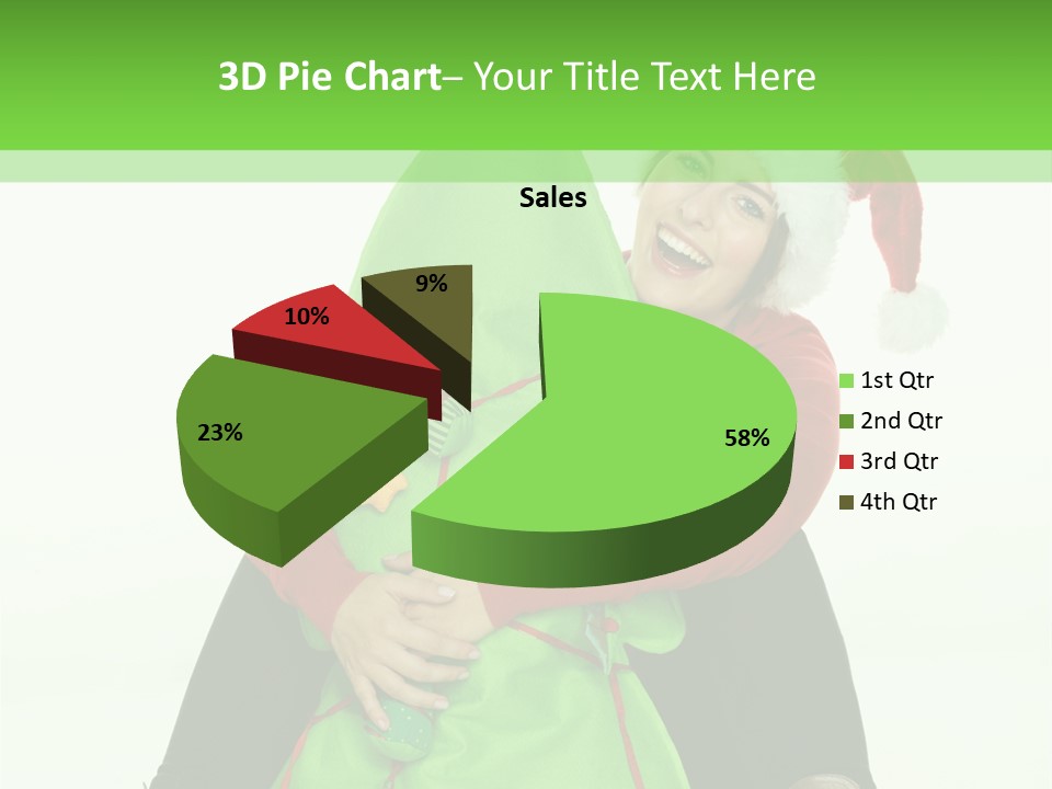 Karte Sale Stiefel PowerPoint Template