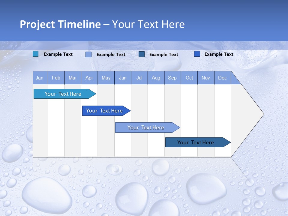 Crystals Cold Purity PowerPoint Template