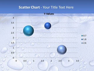 Crystals Cold Purity PowerPoint Template