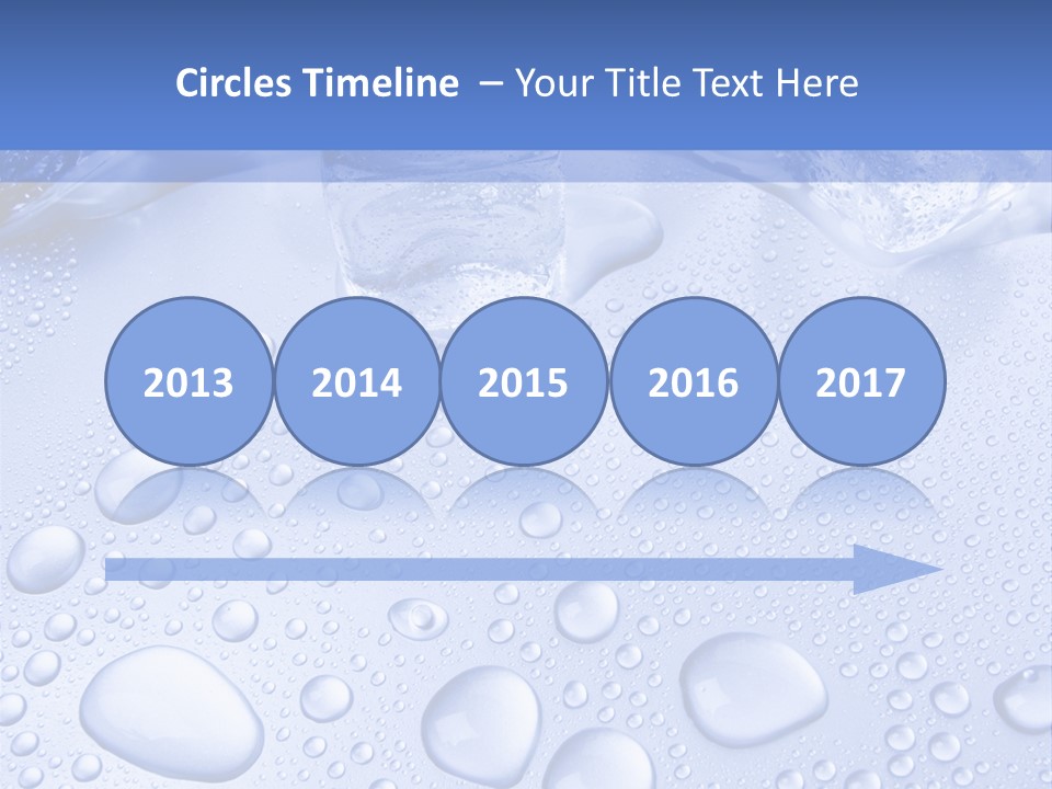 Crystals Cold Purity PowerPoint Template