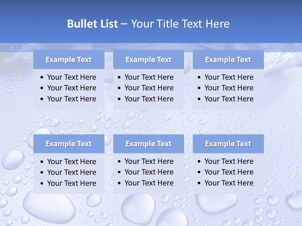 Crystals Cold Purity PowerPoint Template