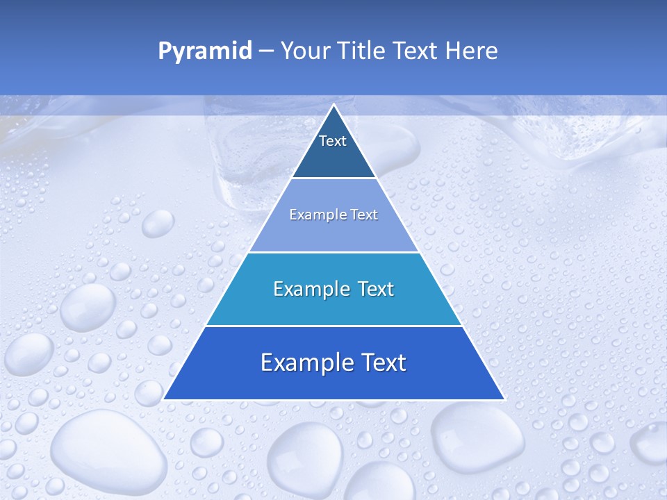 Crystals Cold Purity PowerPoint Template