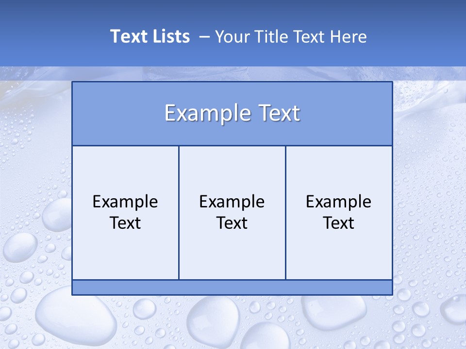 Crystals Cold Purity PowerPoint Template