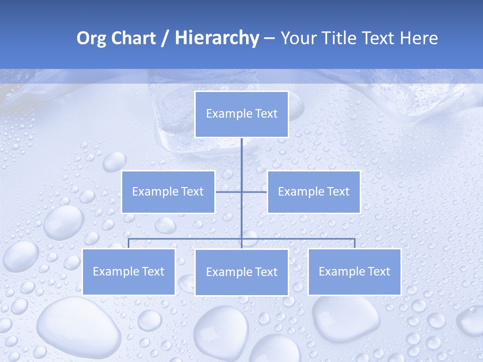 Crystals Cold Purity PowerPoint Template