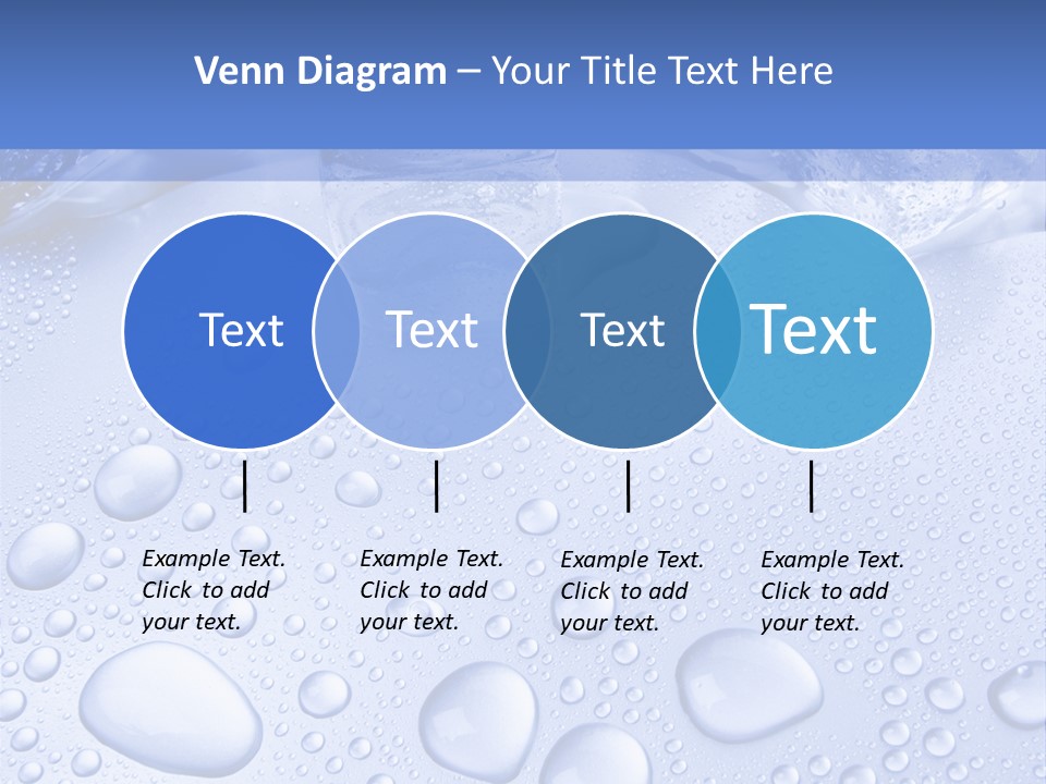 Crystals Cold Purity PowerPoint Template