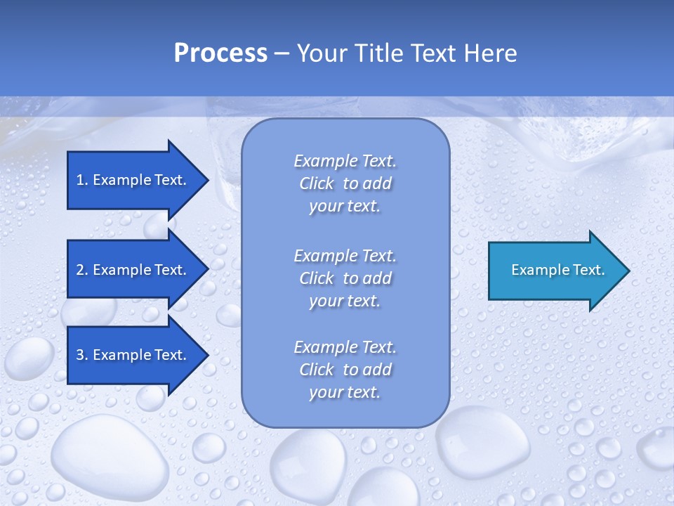 Crystals Cold Purity PowerPoint Template