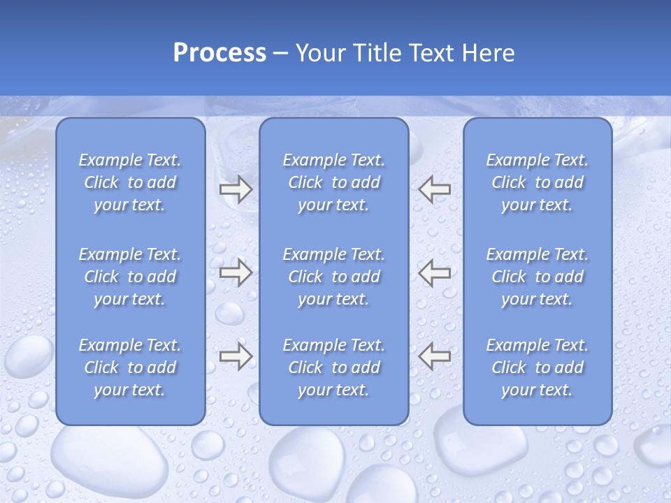 Crystals Cold Purity PowerPoint Template