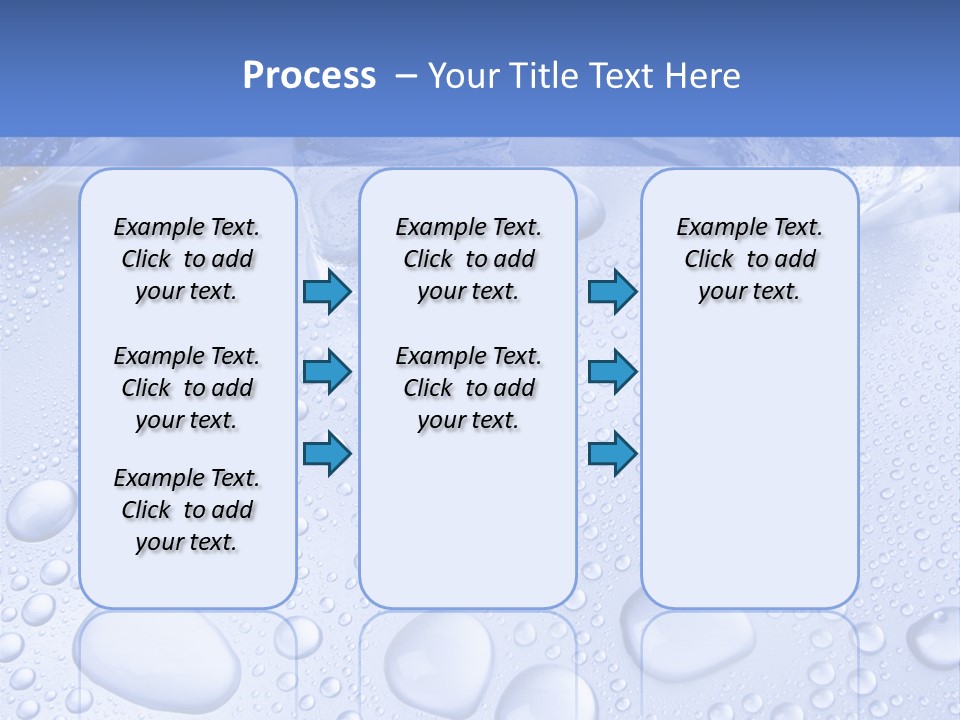 Crystals Cold Purity PowerPoint Template