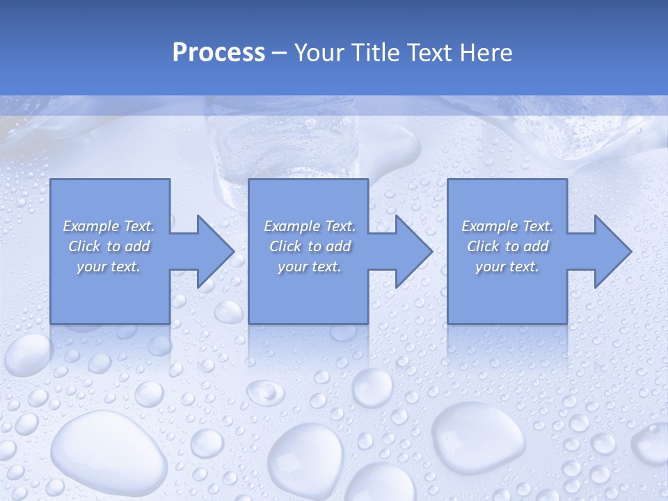 Crystals Cold Purity PowerPoint Template