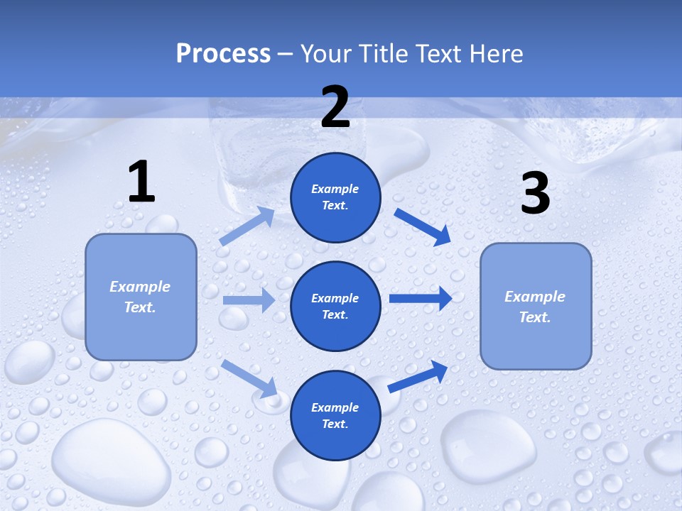Crystals Cold Purity PowerPoint Template
