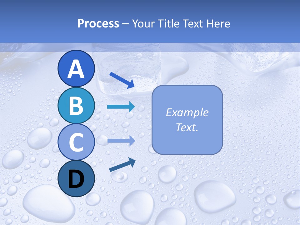 Crystals Cold Purity PowerPoint Template
