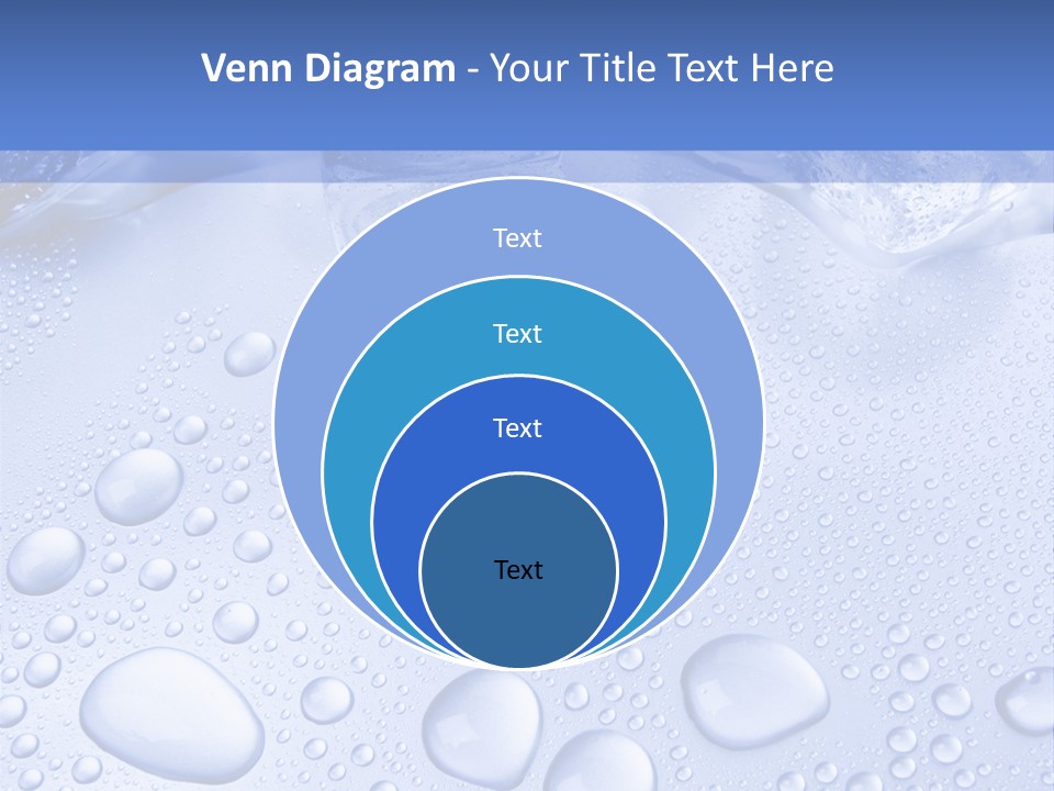 Crystals Cold Purity PowerPoint Template