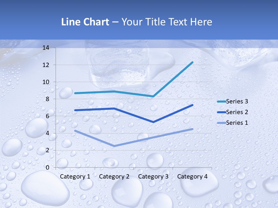 Crystals Cold Purity PowerPoint Template
