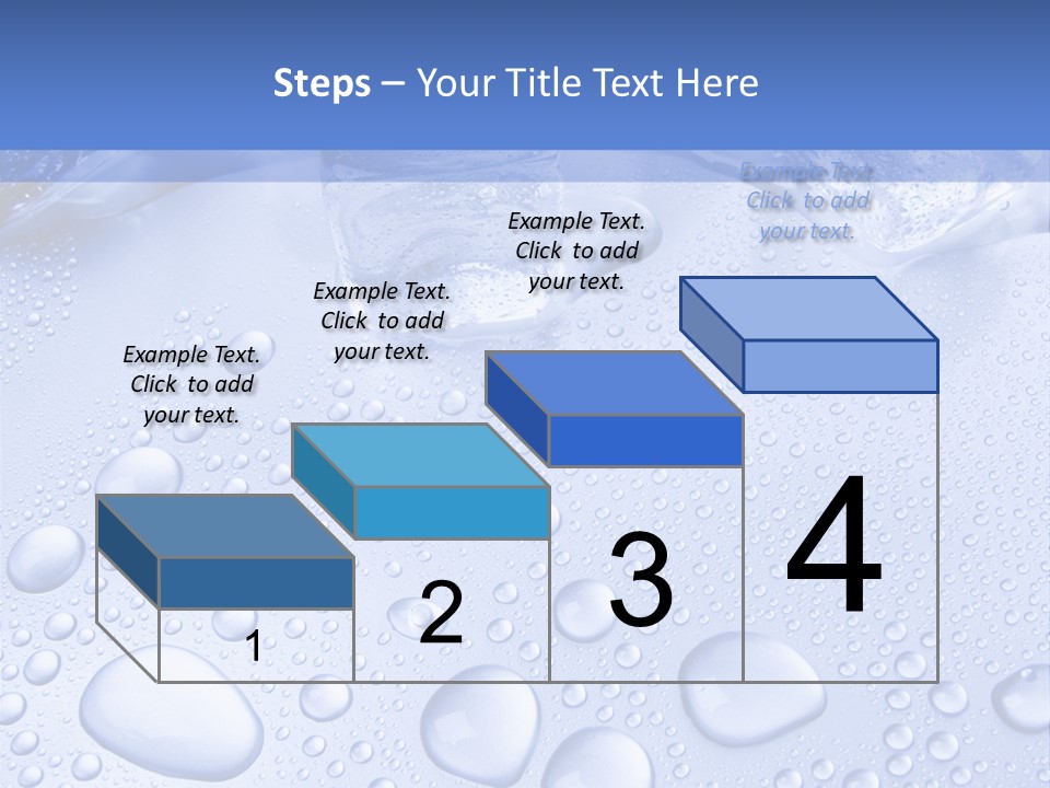 Crystals Cold Purity PowerPoint Template