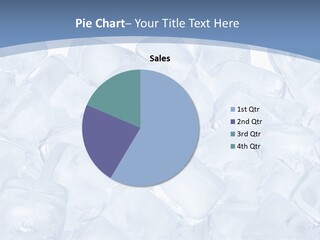 Cubes Ice Summer PowerPoint Template