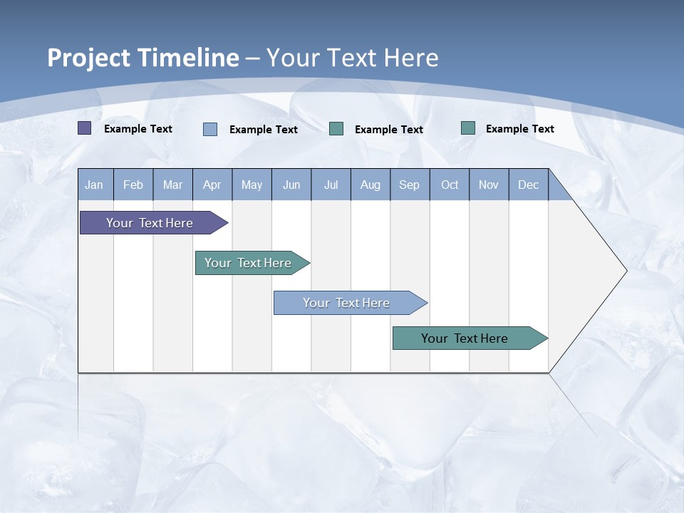 Cubes Ice Summer PowerPoint Template