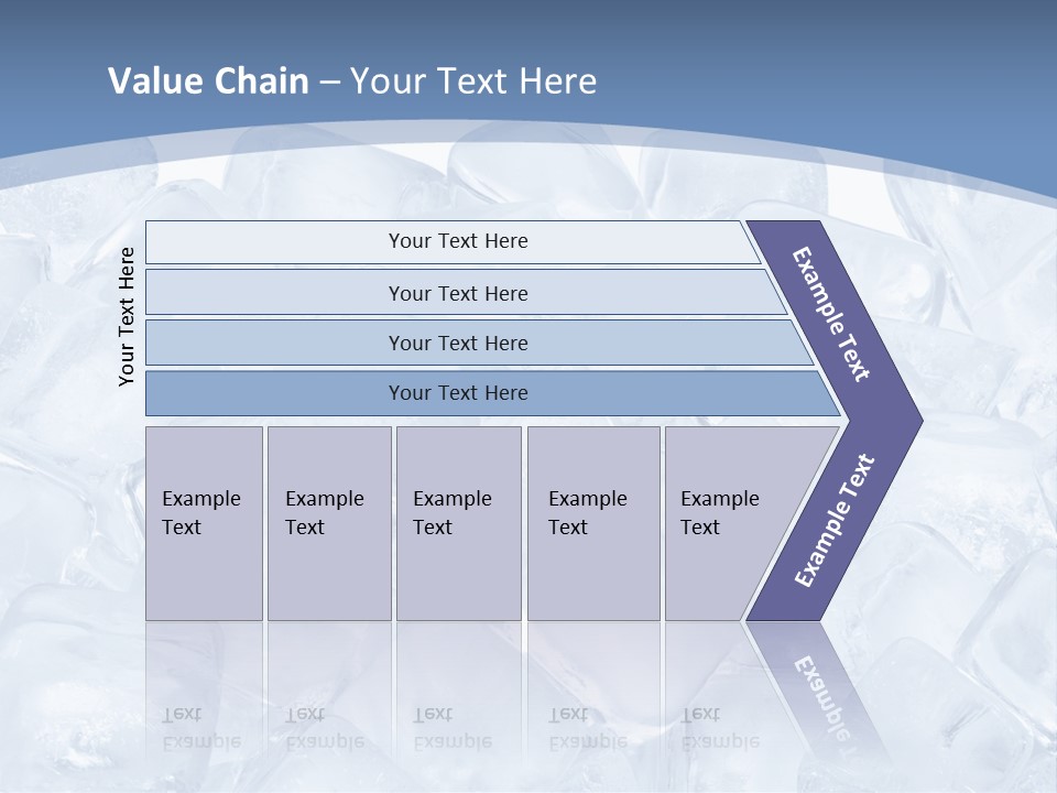 Cubes Ice Summer PowerPoint Template