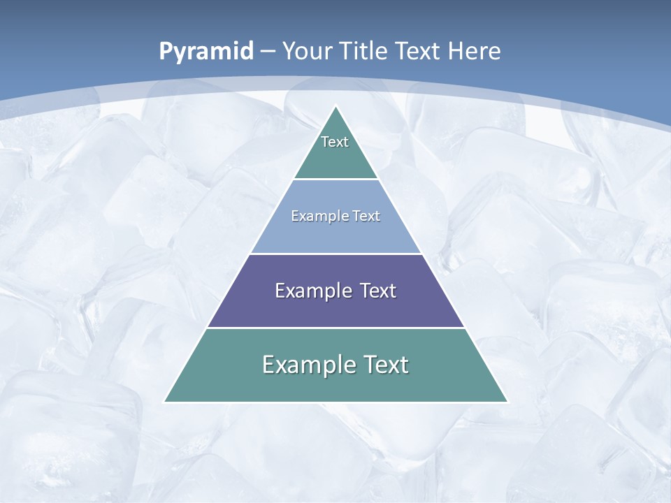 Cubes Ice Summer PowerPoint Template