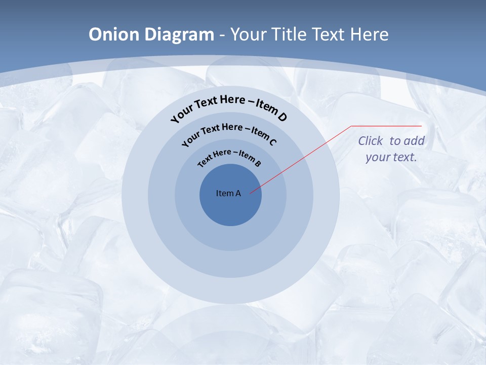 Cubes Ice Summer PowerPoint Template
