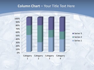 Cubes Ice Summer PowerPoint Template