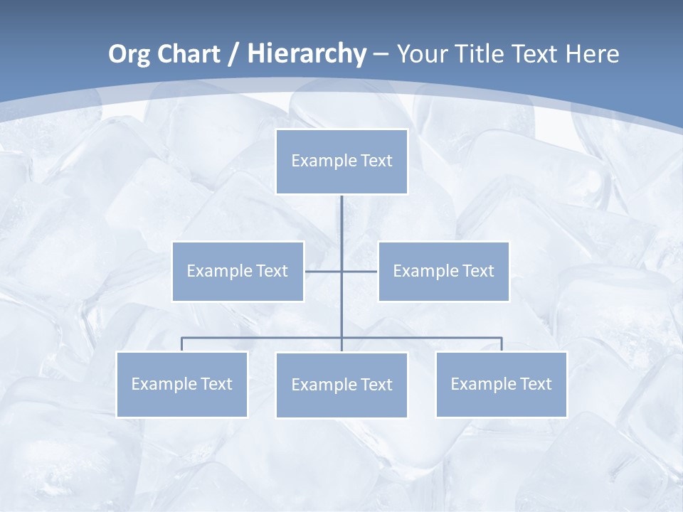 Cubes Ice Summer PowerPoint Template