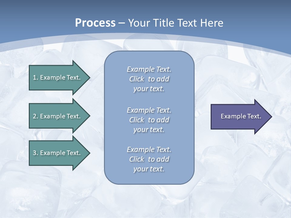 Cubes Ice Summer PowerPoint Template