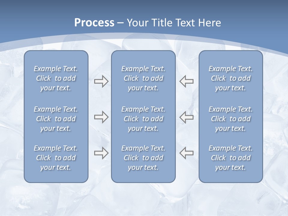 Cubes Ice Summer PowerPoint Template