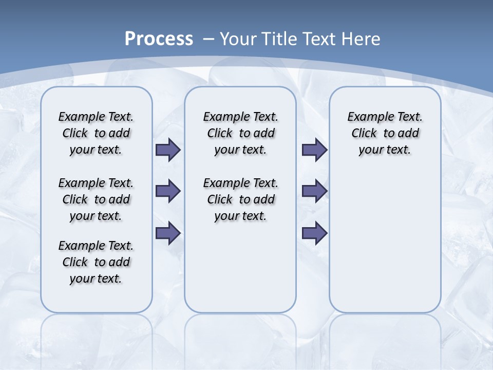 Cubes Ice Summer PowerPoint Template